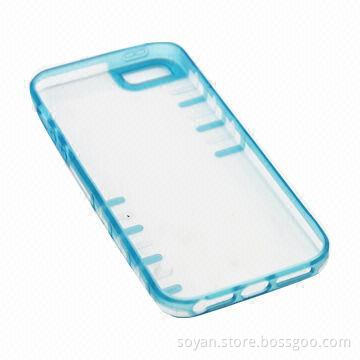 Double-injection PC Case for iPhone 5/5S, Customized Colors Available